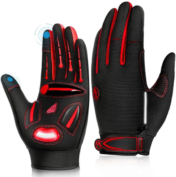 Men's Full-Finger Cycling Gloves – Unisex Bike Gloves by Stridout International