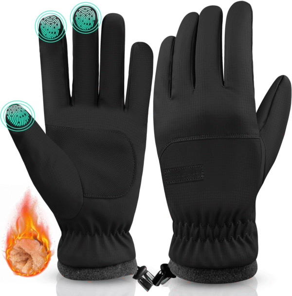 Winter Waterproof Thermal Gloves for Men & Women – Insulated Cold Weather Gloves by Stridout International